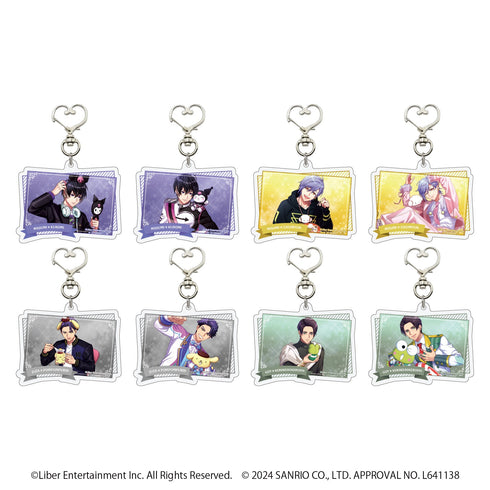 『A3!×Sanrio characters』ハート形ナスカン付きアクリルキーホルダー 02/ブラインド(全8種)(公式イラスト)